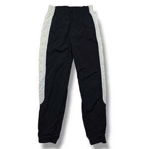 LCKR Track Pants Men's M Black Nylon Retro Running Joggers